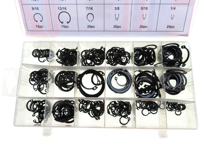Circlips outer / inner assortment set 300-pieces product