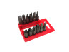 Impact screwdriver soft grip 12-pieces