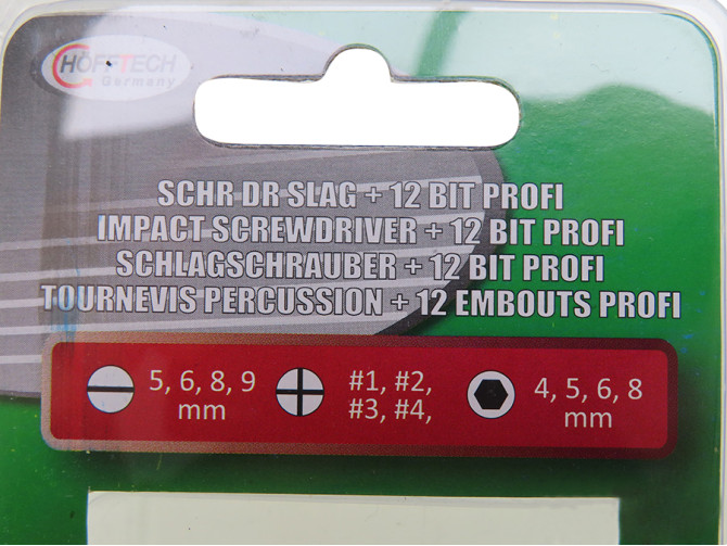 Slagschroevendraaier soft grip 12-delig product