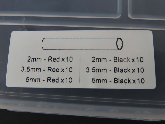 Electric cable heatshrink assortment 60-pieces product