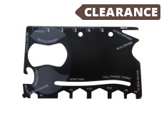 Multitool credit card size, convenient for travelling
