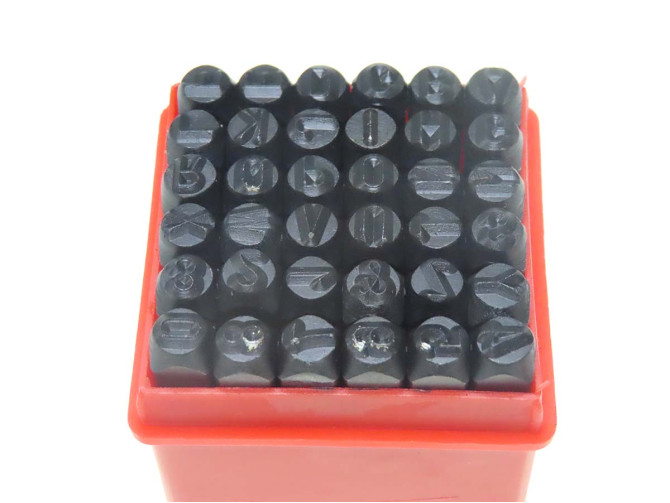 Pinion letters and numbers 5mm 36-pieces product