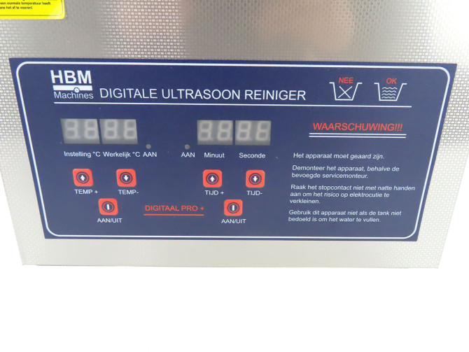 Ultrasoon reiniger professioneel 3.2 liter product
