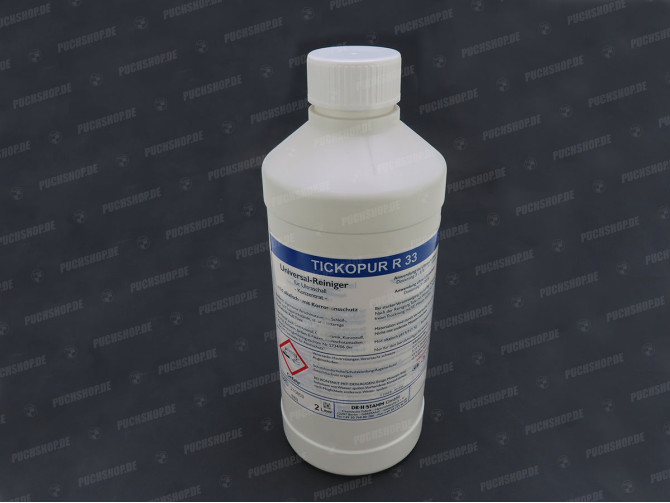 Ultrasonic cleaner cleaning fluid Tickopur R33 2L main