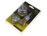 Steel brush toolset for drill 3-pieces