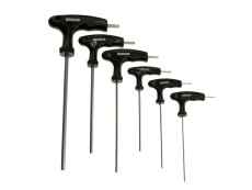 Allen key set 2-6mm T-handle 6-pieces