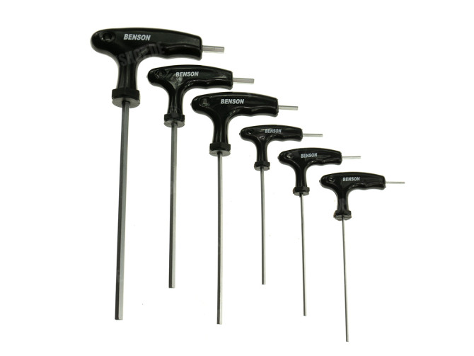 Allen key set 2-6mm T-handle 6-pieces main