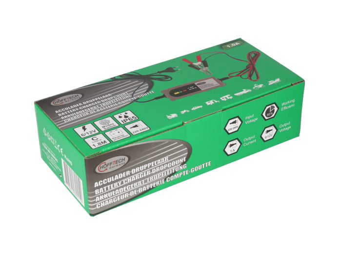 Acculader / druppelaar 6 volt / 12 volt universeel
