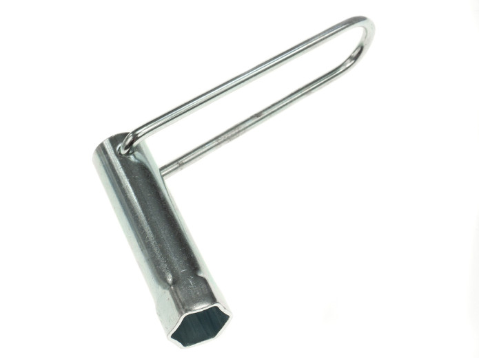 Spark plug wrench 21mm Buzzetti foldable long model