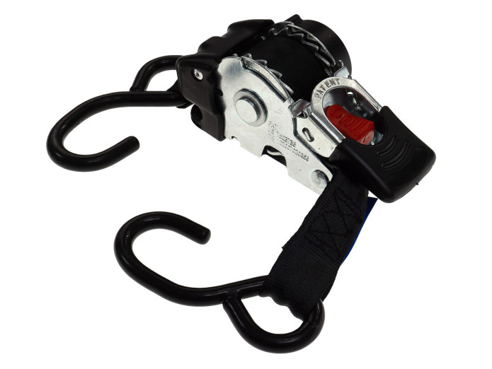 Ratchet tie down automatically retractable 1.8 metres - 25 mm Safetyload