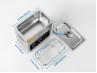Ultrasonic cleaner professional 3.2 liter