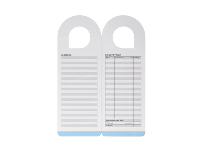 Werkplaatskaart voor reparatie en onderhoud Werkplaatskaart voor reparatie en onderhoud