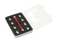 Spakensteller nippelspanner set 11-delig gereedschap