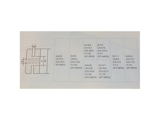 Cable grommet assortment 180-pieces product