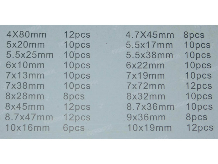 Veren assortiment set 200-delig