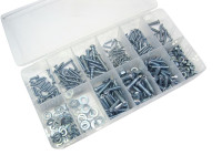 Bolt and nut assortment 347-pieces