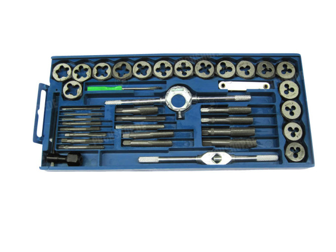 Thread cutting and tapping set 40-pieces main