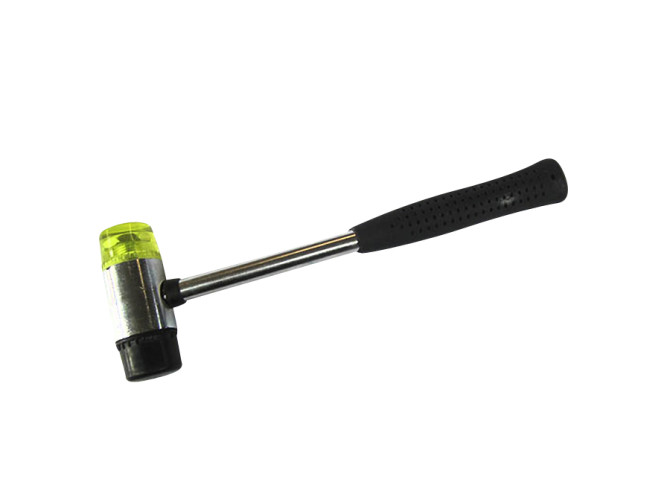 Hamer met kunststof en rubber dop product