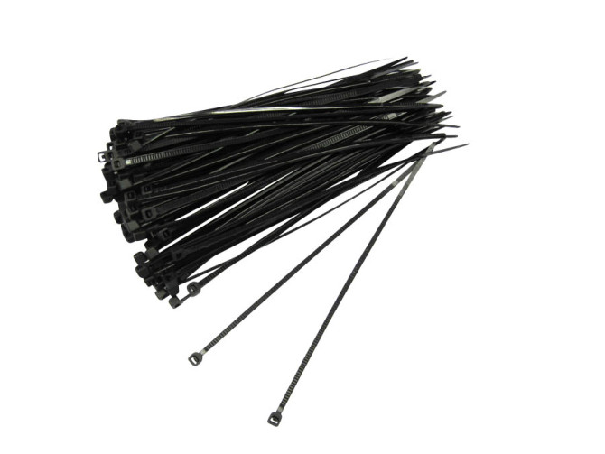 Kabelbinder tiewraps zwart 14cm product