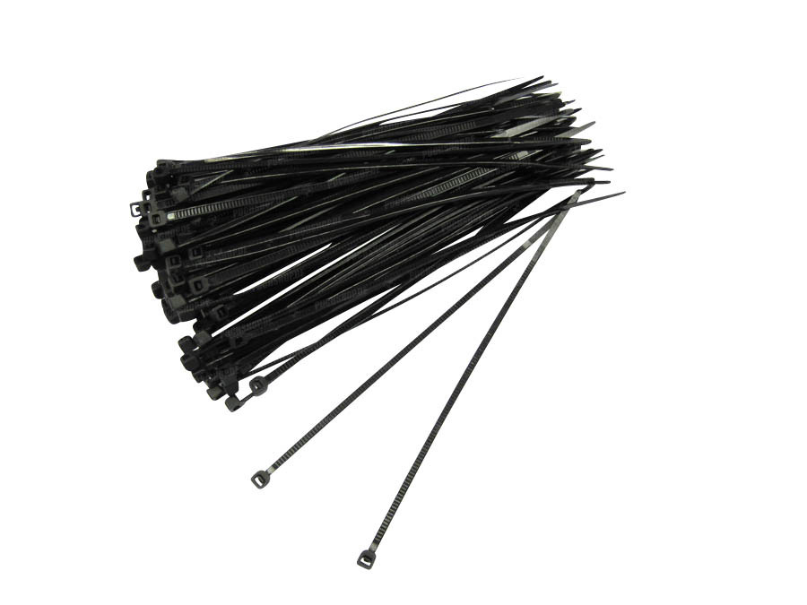 Kabelbinder tiewraps zwart 14 cm product