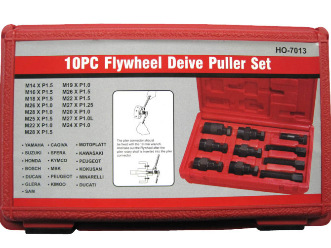 Flywheel puller assortment set universal 10-pieces product