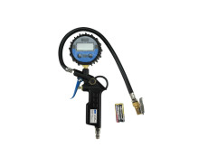 Tire pressure meter with digital readout