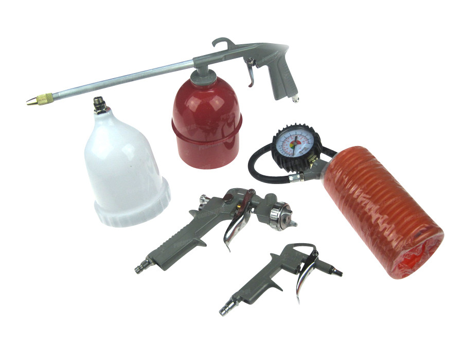 Air compressor tool set 5-pieces product