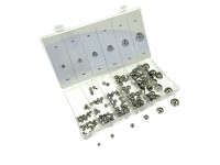 Cap nut assortment set 150-pieces galvanized