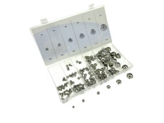 Cap nut assortment set 150-pieces galvanized