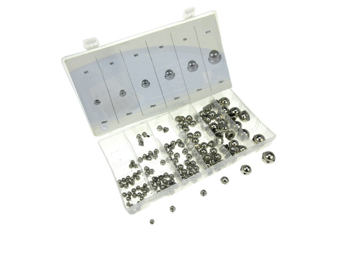 Dopmoer assortiment set 150-delig verzinkt product