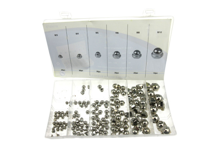 Dopmoer assortiment set 150-delig verzinkt product