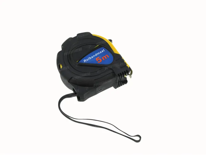 Tape measure 5 meter with rubber grip main