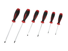 Screwdriver softgrip 6-pieces