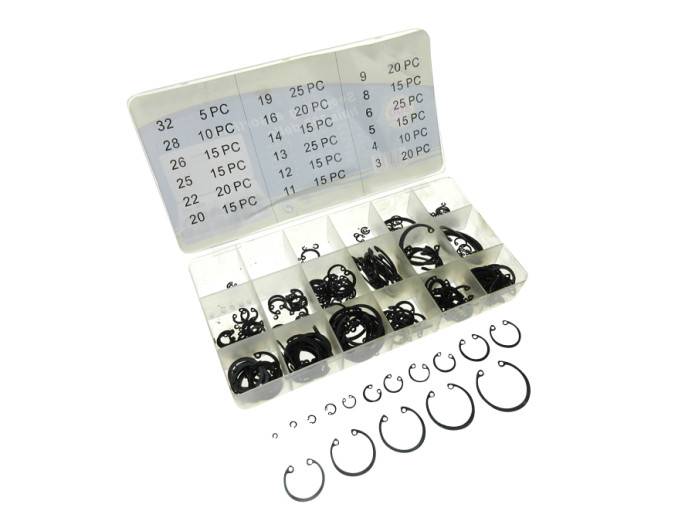 Circlip inner assortment set 300-pieces