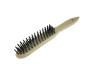 Steel brush tool wood thumb extra