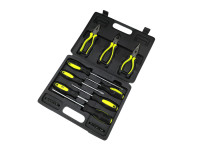 Screwdriver, pliers and bits tool set 23-pieces