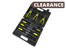 Screwdriver, pliers and bits tool set 23-pieces