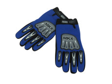 Glove MKX cross blue / black