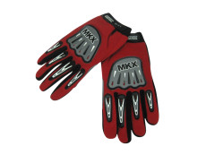 Glove MKX cross red / black