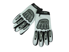 Handschoen MKX cross wit / zwart (S-XL)