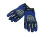 Handschoen MKX cross blauw / zwart thumb extra