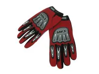 Glove MKX cross red / black
