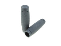 Handle set grey ribbed 24mm - 22mm