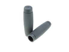 Handle set grey ribbed 24mm - 22mm