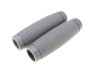 Handle set grey ribbed 24mm - 22mm thumb extra