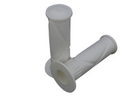 Handle grips Retro white 24mm / 22mm