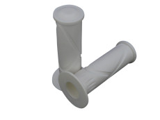 Handle grips Retro white 24mm / 22mm