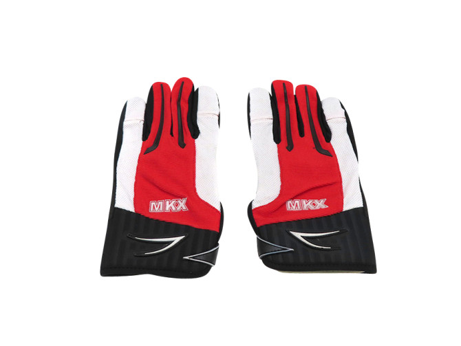 Handschoen MKX cross rood / wit product