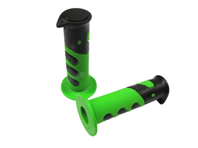 Handvatset Cross 922X zwart / groen 24mm / 22mm main