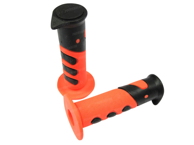 Handle grips Cross 922X black / orange 24mm / 22mm main